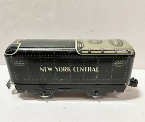 Marx 0/027 Gauge Tin Litho 551 New York Central Tender w/Knuckle Coupler - Picture 1 of 10