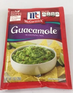 Mccormick Guacamole Seasoning Mix 1 OZ Discontinued Fast Shipping - Picture 1 of 8