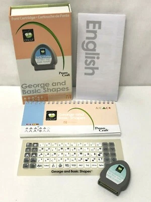 Cricut Cartridge GEORGE AND BASIC SHAPES Retired FONTS & SHAPES Theme +FREE SHIP - Image 1 of 4