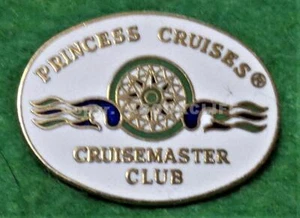 Prendedor Princess Cruises CRUISEMASTER CLUB Ovalado Como Nuevo - Imagen 1 de 4