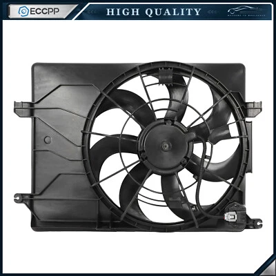 Electric Radiator Fan Assembly For 10-15 Hyundai Tucson 2011-2016 Kia Sportage - Image 1 of 4