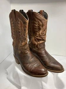 Abilene Boots Mens Cowboy Boots 9D (097) - Picture 1 of 3