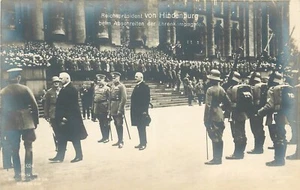 Postcard Germany RPPC 1925 President Hindenburg Inauguration 24-5297 - Picture 1 of 2