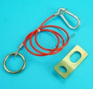 Anillo dividido de cable de ruptura de alta resistencia y soporte de fijación para caja de caballos y remolque - Imagen 1 de 1