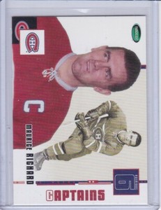 Maurice Richard Captains 2003 Parkhurst Original Six Montreal Hockey Card 76