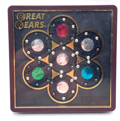 Vintage Great Gears Puzzle Game Fidget Spinner by Tomy Made in Japan  *VIDEO* - image 1 of 4