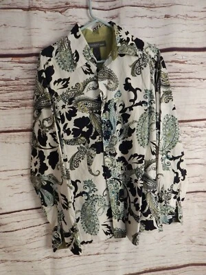 Crazy Horse Camisa Hombre, Camisa Algodón Paisley, Algodón Hombre, Grande, Excelente Foto 1 de 4