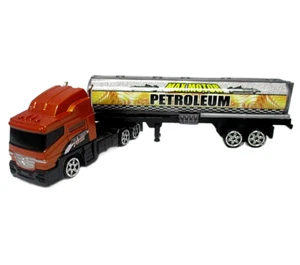 Camión de transporte de gasolina (motor máximo) modelo de camión Motormax marrón - Imagen 1 de 7
