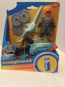 Imaginext Shark Patrol  Jet-Ski Sawfish Diver F NEW SEALER FISHER  PRICE MATTEL - Picture 1 of 7