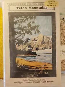 Quilt Set England Design Studios 1994 Teton Mountains - Bild 1 von 4