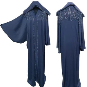 Luxury Women Batwing Abaya Jalabiya  Farasha Long Dress - Picture 1 of 5