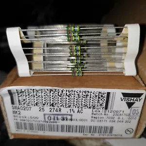 VISHAY ROE MK2 SMA0207 0.6W 274R 0.1% 25ppm ¡RESISTENCIAS DE PRECISIÓN DE ALTA GAMA! 50 piezas - Imagen 1 de 1