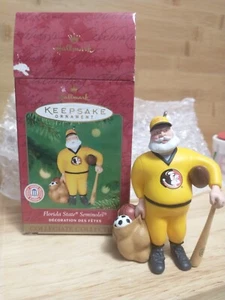 Hallmark Keepsake Ornament University Florida State Seminoles Vintage 2001 NIP - Picture 1 of 10
