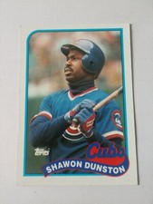 Shawon Dunston Baseball Card -- 1989 Topps #140 -- Chicago Cubs