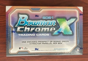 2021 Bowman Chrome X Edition - Factory Sealed Hobby Box Montgomery Club - Picture 1 of 2