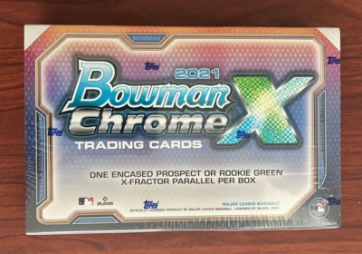 2021 Bowman Chrome X Edition - Factory Sealed Hobby Box Montgomery Club - Image 1 of 2