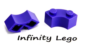 12 LEGO Dark Purple Corner Brick 2 x 2 Stud Notch ( 3063 85080 415417) 12 Pieces - Picture 1 of 2