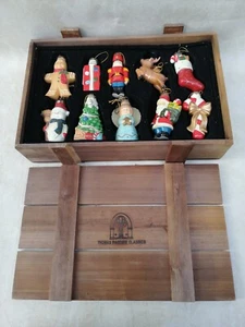 Thomas Pacconi Christmas Ornaments 10 piezas adornos navideños en caja original - Imagen 1 de 7