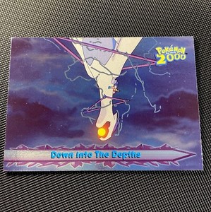 Down Into The Depths 58 - Topps Pokemon The Movie 2000 - Foil - Pokemon Card