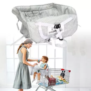 Baby Shopping Trolley High Chair Hygienic Cushion Pad Seat Cart Protect Cover - Picture 1 of 8
