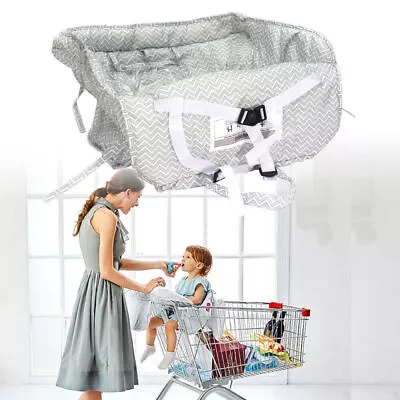 Baby Shopping Trolley High Chair Hygienic Cushion Pad Seat Cart Protect Cover • 26.12$