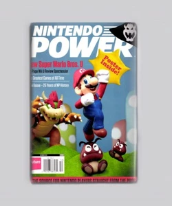 SUPER MARIO BROS U / NINTENDO POWER 2"x3" FRIDGE MAGNET (magazine game retro - Picture 1 of 3