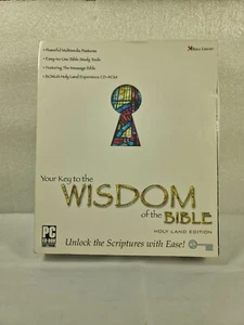 NEW - RARE - Wisdom of the Bible PC BIG BOX HOLY LAND EDITION Windows 98 Game - Picture 1 of 3