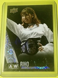 RIHO AEW PYRO parallel CARD NUMBER # 25 2021 First Edition Upper Deck - Picture 1 of 3