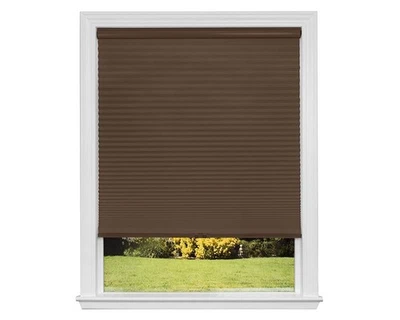 Artisan Select No Tools Custom Cordless Cellular Blackout Shades, Mocha, 39 1... - Image 1 of 4
