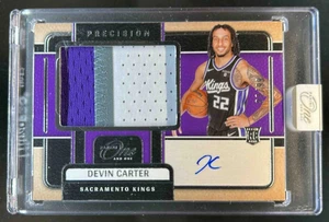 2024-25 Panini One e Devin Carter Maglia di Precisione Patch Auto RC #97/99 Kings - Foto 1 di 2