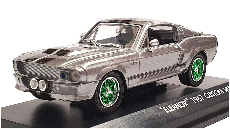Greenlight escala 1/43 86411 - 1967 Mustang personalizado "Eleanor" ruedas verde plata Foto 1 de 4