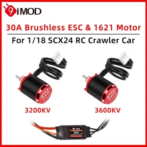 9IMOD Brushless 30A ESC &1621 Motor Combo Mini For 1/18 RC Car Axial SCX24 TRX4M - Picture 1 of 28