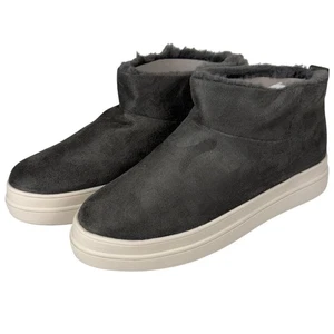 New Urban Sport by J/Slides Grey Suede Luxe Ankle Boot Size 11 Sneaker Bootie - Picture 1 of 10