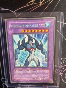 Yugioh elemental hero marine Neos secret Rare Name Error Misprint Taev-en041 - Picture 1 of 3