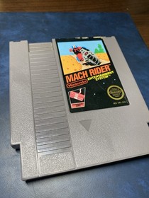 Mach Rider Nintendo NES Programmable Series Canada w Rental Sticker