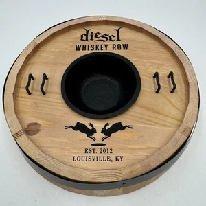 RARO posacenere per sigari Diesel Whiskey Fila Barile Louisville Kentucky vassoio cenere NOS - Foto 1 di 11