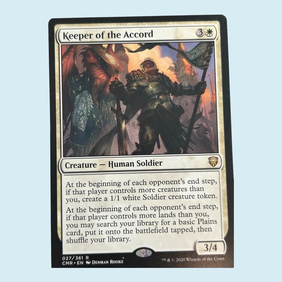 Keeper of the Accord, Commander Legends, Near Mint, Magic the Gathering MTG - Image 1 of 1