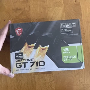 MSI Gaming Geforce GT 710 2GB GDRR3 64-Bit HDCP Support Directx 12 Opengl 4.5 Si - Picture 1 of 7