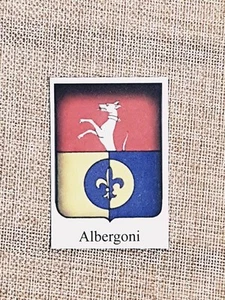 Albergoni Famiglia nobile Stemma Annuario della nobiltà e Giornale araldico - Imagen 1 de 1