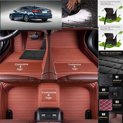 For Hyundai Sonata Car Floor Mats Custom Waterproof Auto Liners Carpets - Image 1 of 4