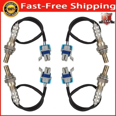 Juego de 4 sensores de oxígeno ascendente + descendente para Chevrolet Tahoe 4,8 L V8 2003 2004 2005 Foto 1 de 4