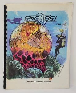 ENGAGE! VOYAGE FOUR, MISSION ONE Star Trek Fanzine 1995 Fall MAGIC THE GATHERING - Picture 1 of 16