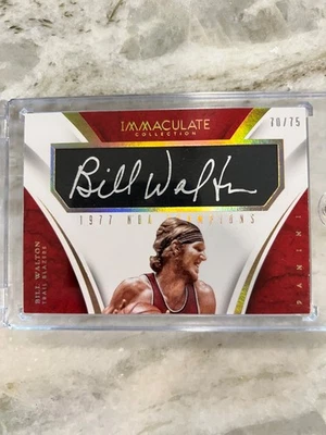 2014-15 Panini Immaculate Collection - Nba Champions Autographs Bill Walton #13 - Image 1 of 2