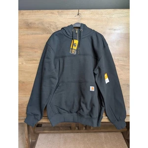 Carhartt 1/4 Zip Pullover Herren Medium Schwarz Rain Defender Loose Fit Heavyweight - Bild 1 von 5