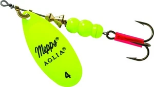 Mepps B4 HC Aglia In-Line Spinner 1/3 oz Plain Treble Hook Hot - Picture 1 of 1