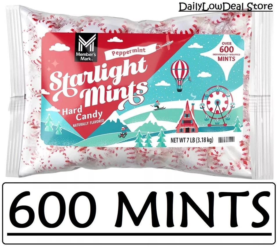 Member's Mark Starlight Mints Hard Candy, 7 фунтов (Всего 600 монетных дворов) - Изображение 1 из 1