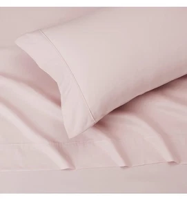 Amazon Basics Microfiber Sheet Set Twin – Blush Pink, 3-Piece (Open Box, New - Picture 1 of 3