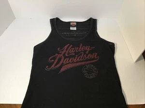 Harley Davidson Women’s Sz M Black Tank Top Tallahassee, FL - Picture 1 of 7