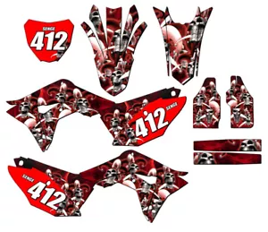 2018 CRF 250 R JESTER Red Senge Graphics Kit Compatible with Honda - Foto 1 di 10