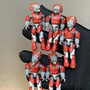 5 Stck. Halo Mega Bloks Construx Spartan Covenant rote Scharmützel Invasion Figuren - Bild 1 von 7